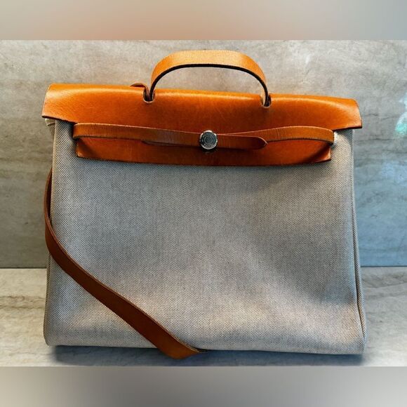 AUTH HERMES HERBAG 39 SET - Picture 1 of 11